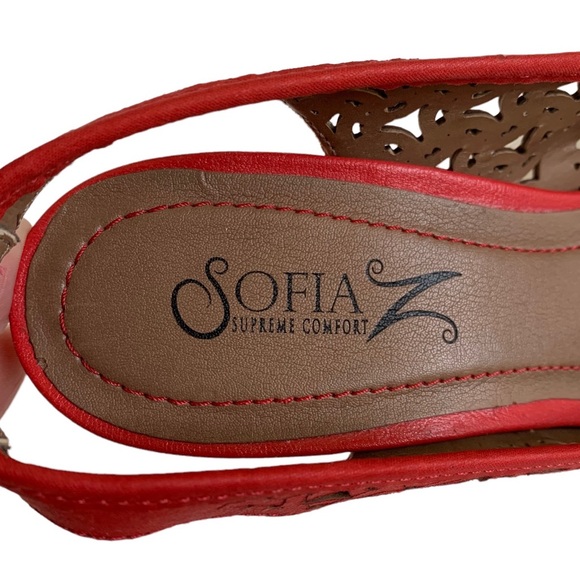 Sofia Z Coral “Supreme Comfort” Heels - Picture 10 of 11